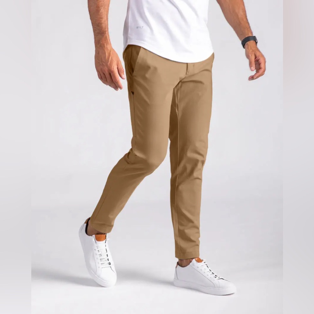 BYLT Basics Men's Chino Pants in Tan